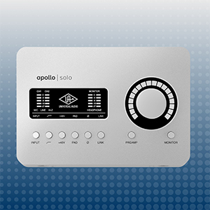 Interface for William Clines recording studio, Universal Audio Apollo Solo
